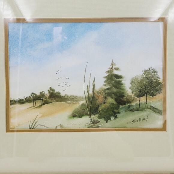 Original Watercolor, Alice D. Wolf - Picture 2 of 11
